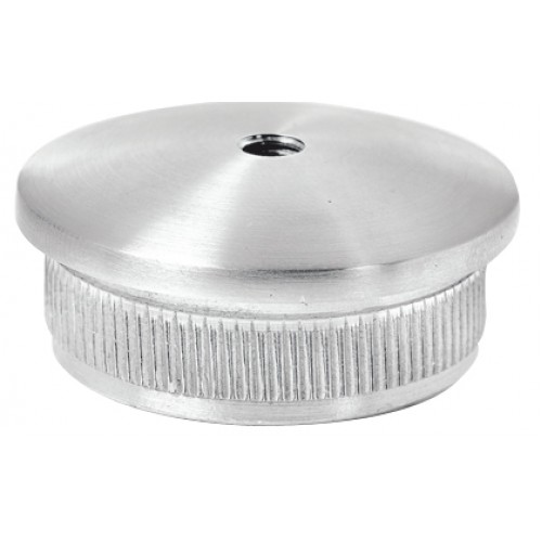 End Cap - Domed Drilled - 304 - 48.3 x 2.5mm